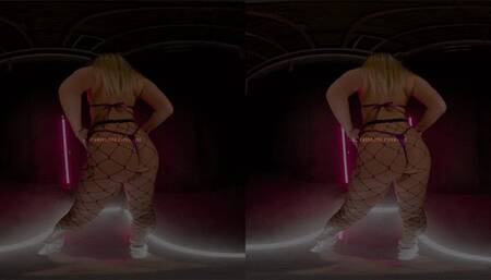 Watch in VR Private Dance with Harley King - 4K version for C4S - Blonde Cutie in Fishnet Stockings Hardcore