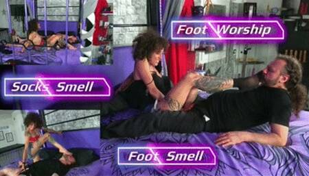 Fidanzati Per i Piedi ( Only FemDom Scene ) Foot Boyfriends