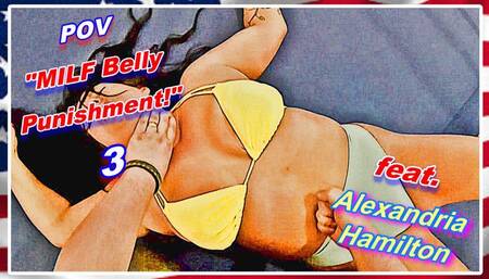 POV: MILF Belly Punishment! 3