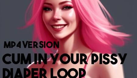MP4 VERSION Cum in Your Pissy Diaper Loop