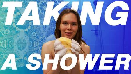 Soapy Shower Time Sexy Tease