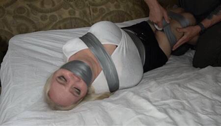 2310VAMP-Being taped and gagged helpless made the full figured girl hot enough to fuck