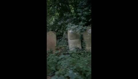 Big Tits Vampire Sucks Cock In The Cemetery