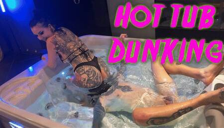 Hot Tub Dunking with Mistress Demoness Luna Maz Morbid 10809 60fps - Foot Fetish Face Sitting Dunking Femdom @mazmorbidfetish