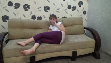 Dancing and cleaning