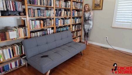 Cara Day - Mummified Yoga Girl - Part 2 (WMV Format)