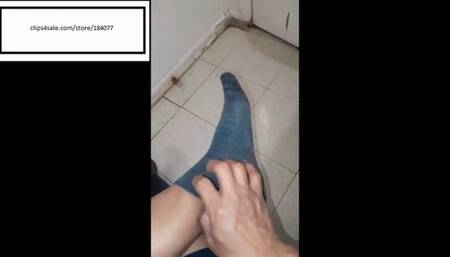 Kristi very hot, very tired feet