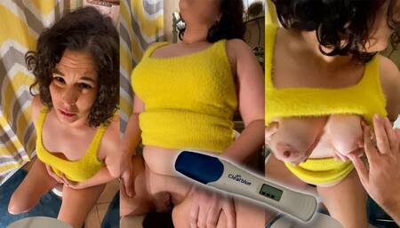 OH NO! Did My Breeding Kink Go Too Far?! Pissing On A Real Pregnancy Test And Seeing The Results!