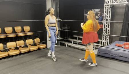 Halloween Hijinks - Velma sock and toe wiggling match