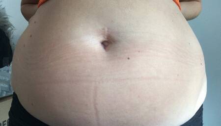 Chocolate Morsels In Belly Button