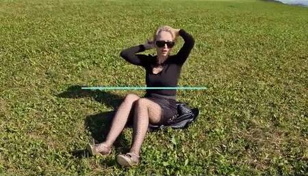 Stockinged Wanilianna in Slovakia - medium resolution