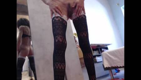 FEET OF A GODDESS IN FISHNETS