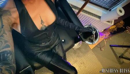 Leather Fetish Tease *ASMR*