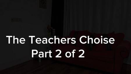 Part 2 of 2 of The Teachers choice when its time to bend over the sofa