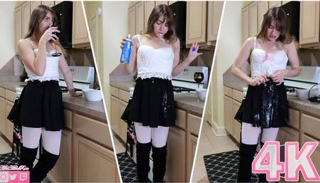 PARTY GIRL'S WAM CLOTHING DESTRUCTION