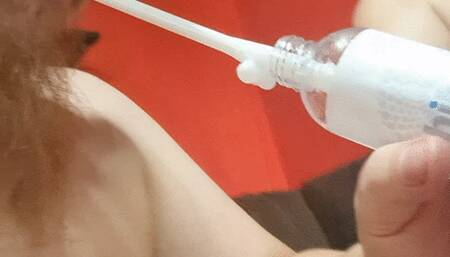 Playing With Her Cervix With A Penis Straw While Dilated With A Speculum