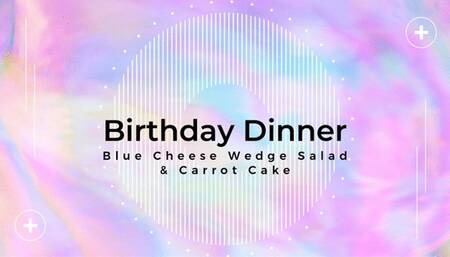 51 Trips Around The Sun Birthday Dinner and Cake