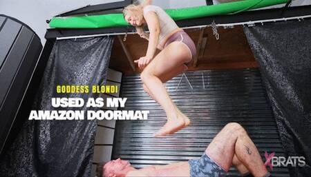 Goddess Blondi - Using the slave as my Doormat! - HD 1080p MP4