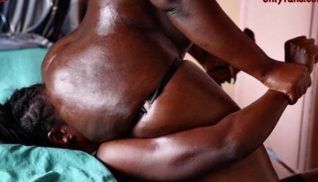 Older sub reluctantly sniffs sweaty oily farting ass