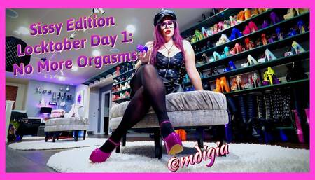 SISSY EDITION LOCKTOBER DAY 1: MDIGIA CONTROLS YOUR SISSYGASMS