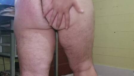 HAIRY THIGHS WITH ASS SPANKS