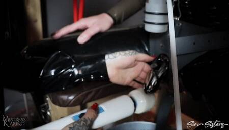 Time for milking and draining our chastity slut