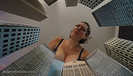 Amazon Giantess Vanessa Rain Dominates Micro City - PART 1 (HD 1080p MP4)