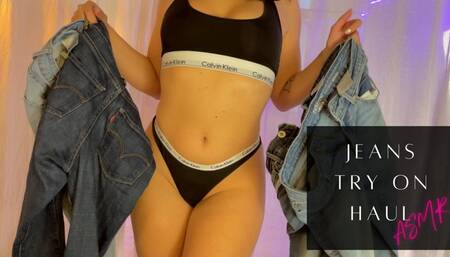 Jeans Try On Haul - ASMR 480p mp4