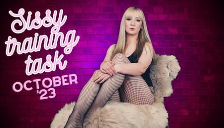 Sissy training task October 23