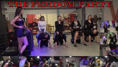 NINA MOROVIC - The Femdom party - Pony boys riding (GREAT CLIP!)