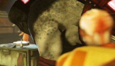 ALIEN FUCK HER HARD IN ASS