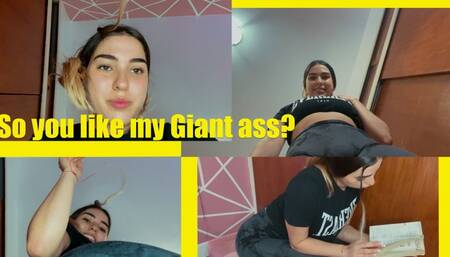 So you like my GIANT ASS, do you? (Latina Giantess Gabriella) 4k