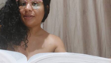 Nerd pees your dick while riding it and stuffs panties