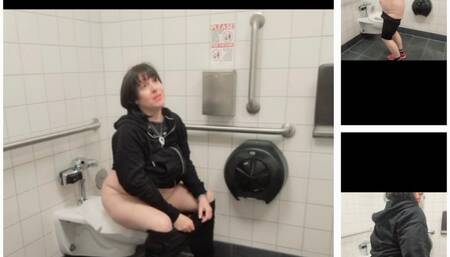 Sitting On Thee Toilet