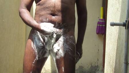 Hot Tamil Cock Man Soap Massage to Release Cum