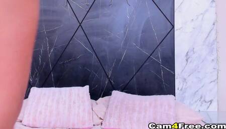 Colombian Sexy Teen fucks herself with her toy