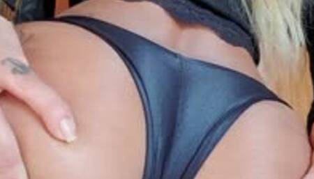 LOLA FARTS IN HER SHINY PANTIES