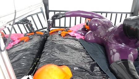 Extreme Rubber Bondage & Chastity Belt 36:00 min