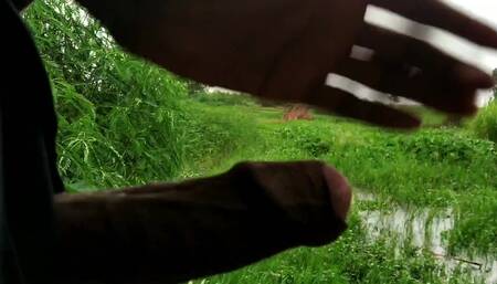 Solo Male Masturbation in Outdoor_indian Desimast