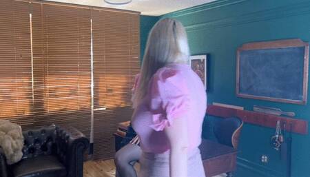 Female slave gets spanked big boobs