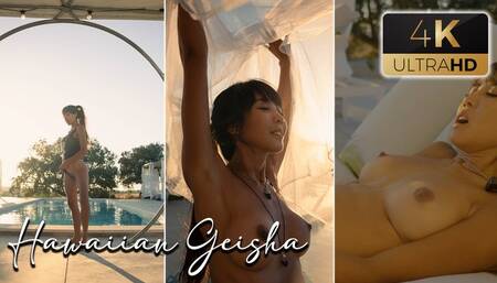 Glamping Pool Teasing and Masturbation