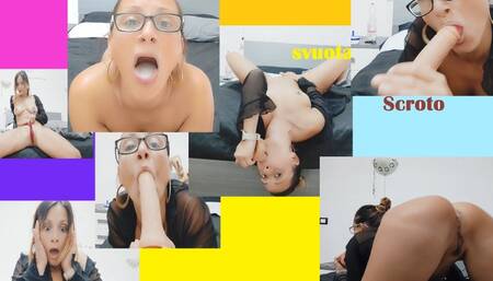 housewife empties scrotum wmv