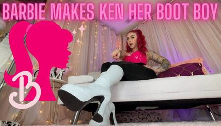 Barbie Makes Ken Her Boot Boy