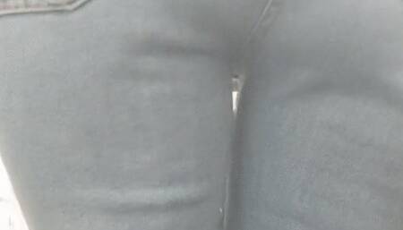 Facesitting in jeans