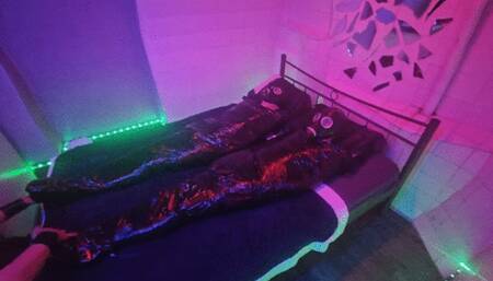 whipping double dom on a slut party