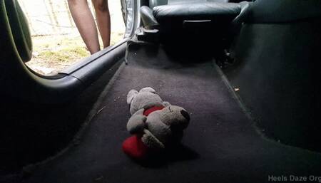 Candid Plushie Trample Black Stilettos BMW e46