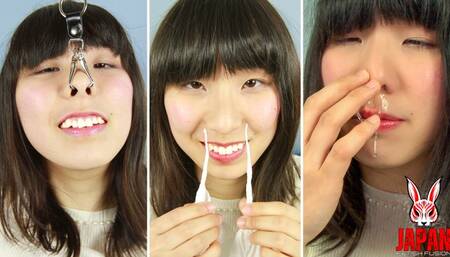 Baffled Karin by the Concept of a Nose Fetish While Sniffling