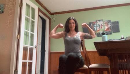 Love my Muscles! Abby 4K