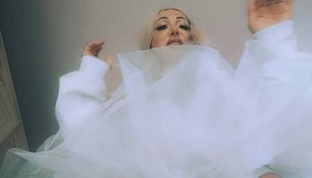 dancer is even more beautiful seen from below