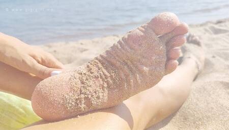 Sand on soles
